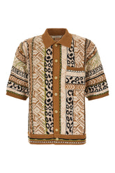 Embroidered cotton blend shirt -  | Wise