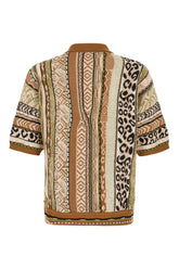 Embroidered cotton blend shirt -  | Wise