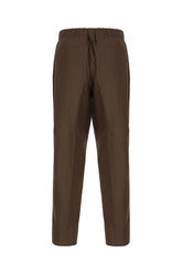 Pantalone in misto viscosa cioccolato -  | Wise