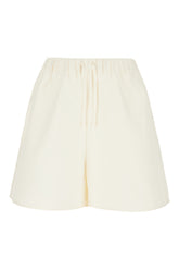 Ivory viscose blend shorts -  | Wise