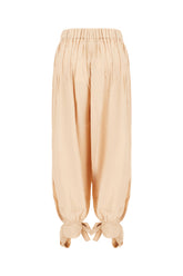 Pantalone in misto acetato rosa cipria -  | Wise
