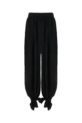 Pantalone in misto acetato nero -  | Wise