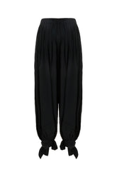 Pantalone in misto acetato nero -  | Wise