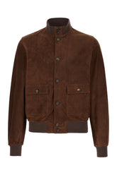 Chocolate suede jacket -  | Wise