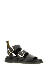 Black leather Gryphon sandals -  | Wise