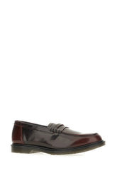 Aubergine leather Mayfare loafers -  | Wise