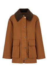 Giubbino in cotone caramello -  | Wise