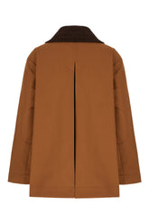 Giubbino in cotone caramello -  | Wise