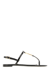 Black leather Cassandra sandals -  | Wise