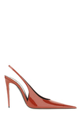 Brick leather pumps -  | Wise