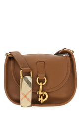 Brown leather B Clip handbag -  | Wise
