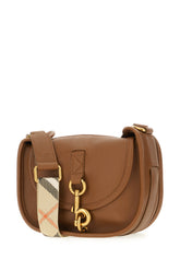 Brown leather B Clip handbag -  | Wise