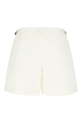 Ivory cotton shorts -  | Wise