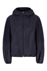 Midnight blue nylon jacket -  | Wise