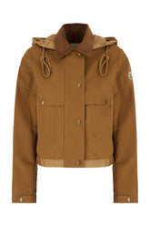 Brown cotton blend jacket -  | Wise