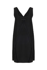 Mini abito in misto acetato nero -  | Wise