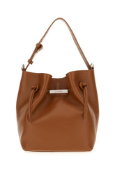 Borsa a secchiello in pelle marrone -  | Wise