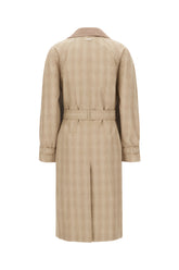 Cappotto in misto cotone ricamato -  | Wise