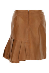 Brown leather skirt -  | Wise