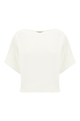 Top in misto viscosa bianca -  | Wise
