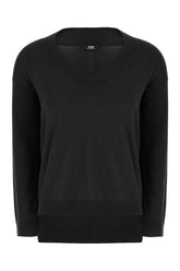 Black silk blend sweater -  | Wise