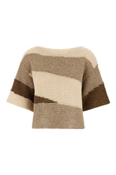 Multicolor polyester blend sweater -  | Wise