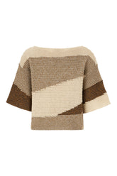 Multicolor polyester blend sweater -  | Wise