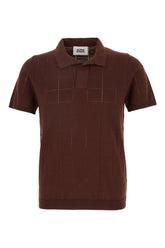 Brown cotton polo shirt -  | Wise