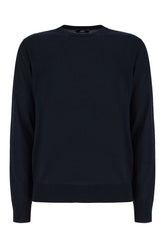 Midnight blue cotton sweater -  | Wise