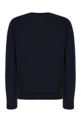 Midnight blue cotton sweater -  | Wise