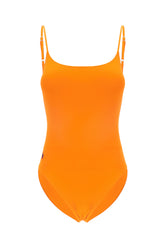 Orange stretch nylon swimsuit -  | Wise