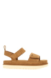 Camel suede Goldenstar sandals -  | Wise