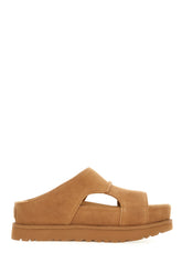 Biscuit suede Goldenstar slippers -  | Wise