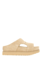 Sand suede Goldenstar slippers -  | Wise