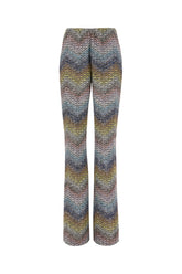 Multicolor viscose blend pants -  | Wise