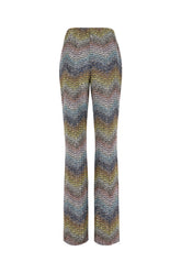 Multicolor viscose blend pants -  | Wise