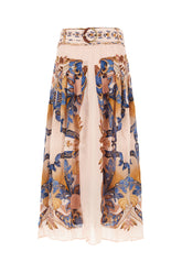 Printed viscose skirt -  | Wise