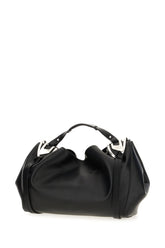 Black leather Knot-D handbag -  | Wise