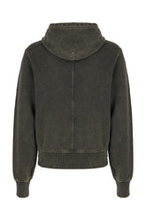 Charcoal cotton sweatshirt -  | Wise