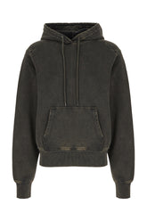 Charcoal cotton sweatshirt -  | Wise