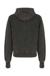 Charcoal cotton sweatshirt -  | Wise