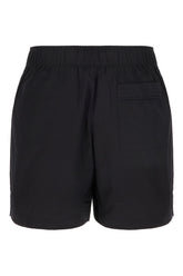 Black cotton bermuda shorts -  | Wise