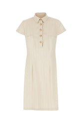 Embroidered polyester blend dress -  | Wise