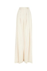 Embroidered polyester blend pant -  | Wise