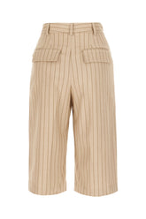 Embroidered stretch polyester blend bermuda shorts -  | Wise