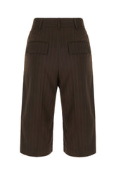 Embroidered stretch polyester blend bermuda shorts -  | Wise