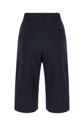 Embroidered stretch polyester blend bermuda shorts -  | Wise