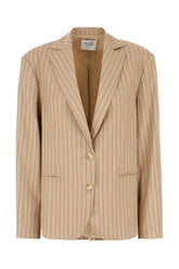 Embroidered stretch polyester blend blazer -  | Wise