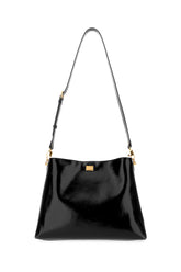 Black leather large Vittoria shoulder bag -  | Wise
