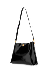 Black leather large Vittoria shoulder bag -  | Wise